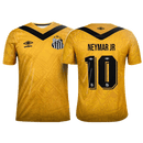 Camisa Santos III (NEYMAR JR - 10)  24/25 - Torcedor Masculina - Amarelo e Preto